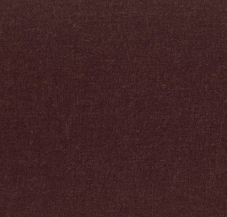 Robert Kaufman Brussels Washer Brown linen rayon blend fabric