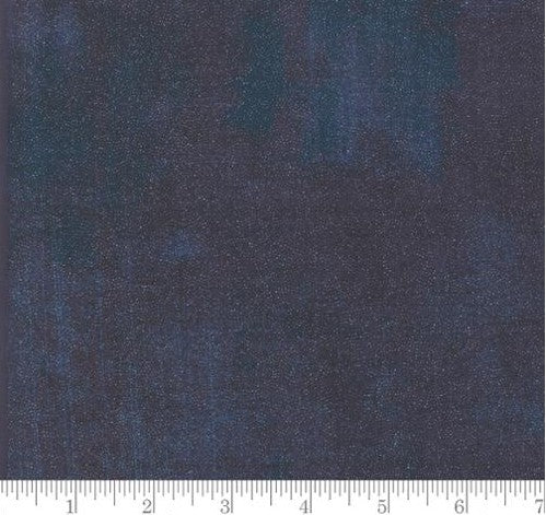 Moda Grunge Glitter Peacoat 30150-353GL BasicGrey quilting cotton