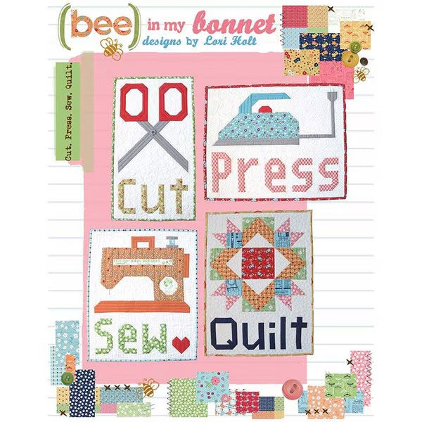 Riley Blake Bee in My Bonnet Cut Press Sew quilt pattern