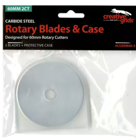 Creative Grids 60mm Replacement Rotary Blade 2pk