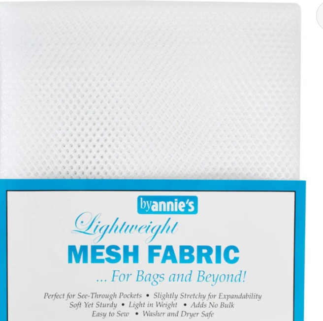 ByAnnie - White Lightweight Mesh 54" Sold By the Yard