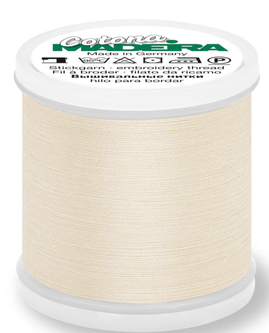 Madeira Thread - Ecru Cotona 80wt 504