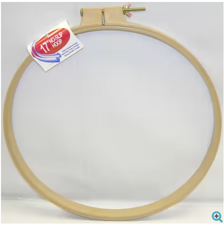 No Slip Hoop 17 inch Beige embroidery hoop