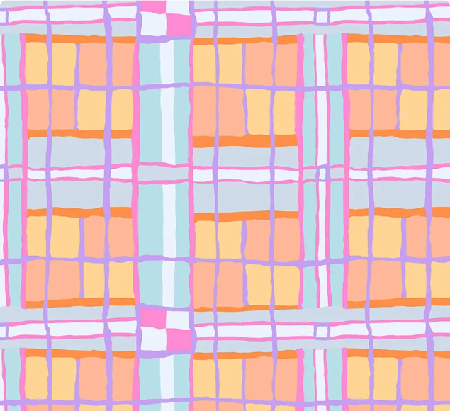 Kaffe Fassett Checkmate Pastel quilting fabric