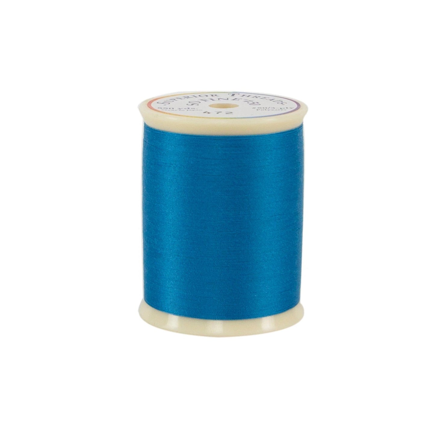 Superior Threads So Fine 472 Great Falls blue polyester thread