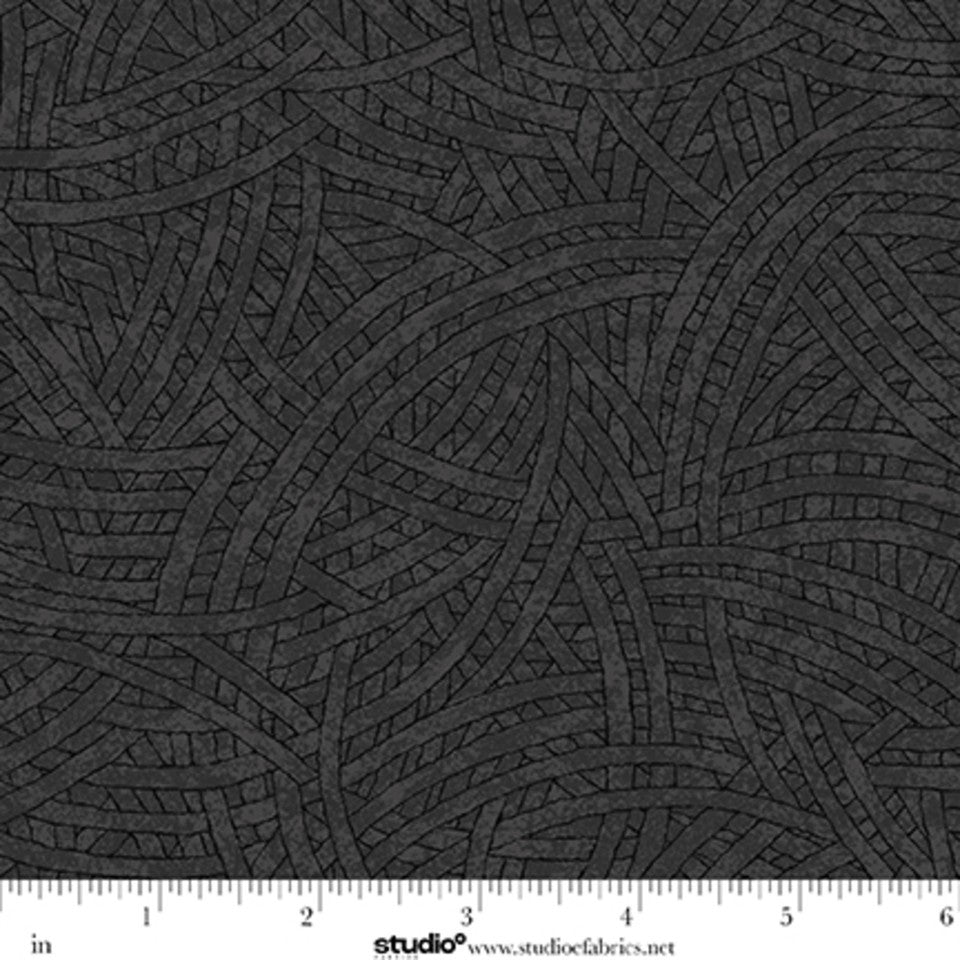 Studio E - Tangled - Chelsea DesignWorks - 8866-99 Dark Charcoal