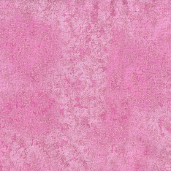 Michael Miller Fairy Frost Pink metallic cotton quilting fabric