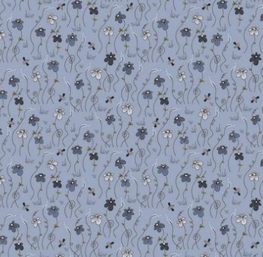 Sweetest Embrace Blue Studio e quilting fabric