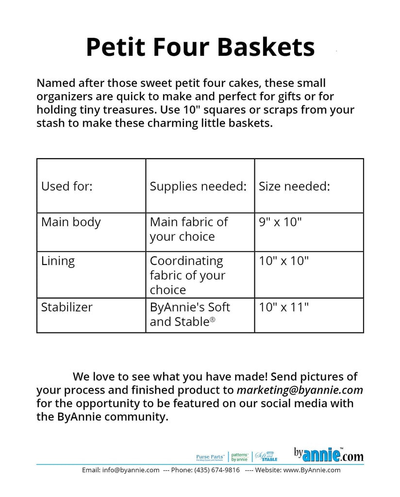 ByAnnie Basics Packet - 4 - Patterns