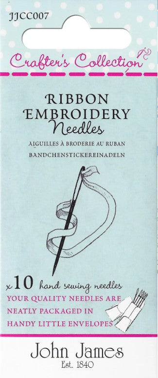 John James Crafters Collection Ribbon Embroidery 18/26