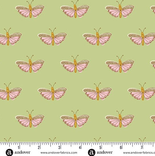 andover Green Chrysalis 1626G Flourish by Alexandra Bordallo