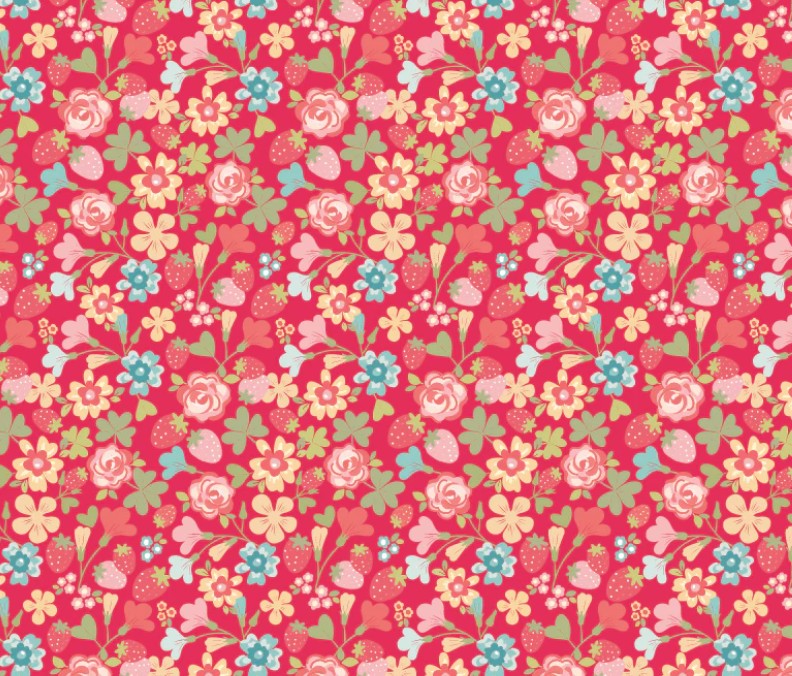 Poppie Cotton-Hello Red rosy cheeks