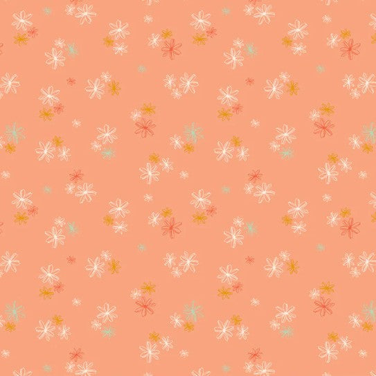 Windham Lush Life Dappled Daisies Rose 54717-11 quilting cotton