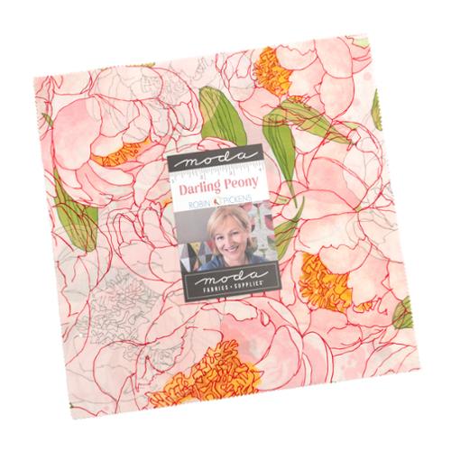 Moda Darling Peony Layer Cake 10in squares precut