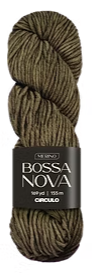 Skein of Circulo Bossa Nova superwash merino wool yarn in Hazelnut