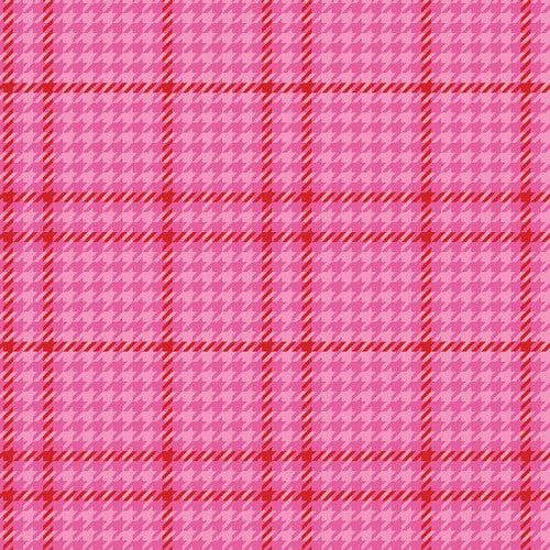 Art Gallery Fabrics - Christmas in Color - Holiday Check Sugarplum CMC-25408