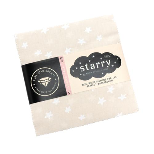 Starry Charm Pack White Natural RS4109PP65Ruby Star Precut#1