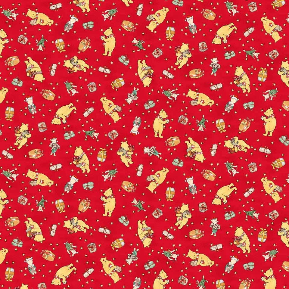 Studio E - 9101-88 Red || Christmas at Pooh Corner