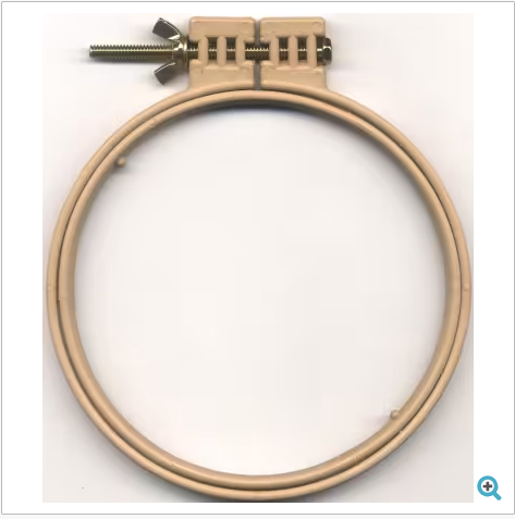 No Slip Hoop 14 inch Beige embroidery hoop
