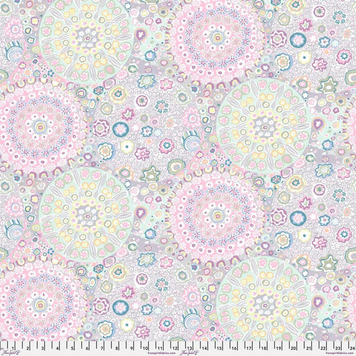 Kaffe Fassett Millefiore Grey quilting cotton fabric