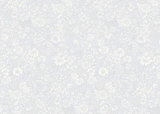 Liberty Emily Belle Silver Birch neutral floral quilting fabric