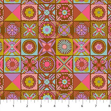 Anna Maria Textiles - Rhapsody - Cottage Kitchen - Rust AMT168-37C