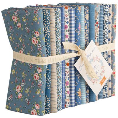 Tilda Creating Memories Summer fat quarter bundle 16 fabrics precut