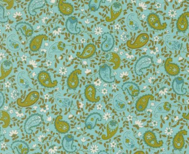 Moda Happy Daze Aqua 33845-18 novelty quilting cotton aqua