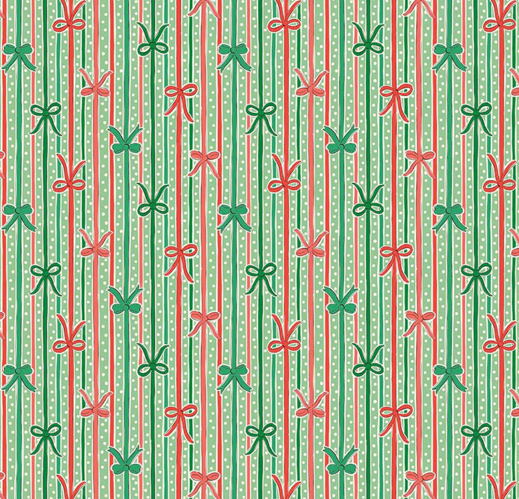 Liberty - Festive Magic Ribbon Stripe 01667521C