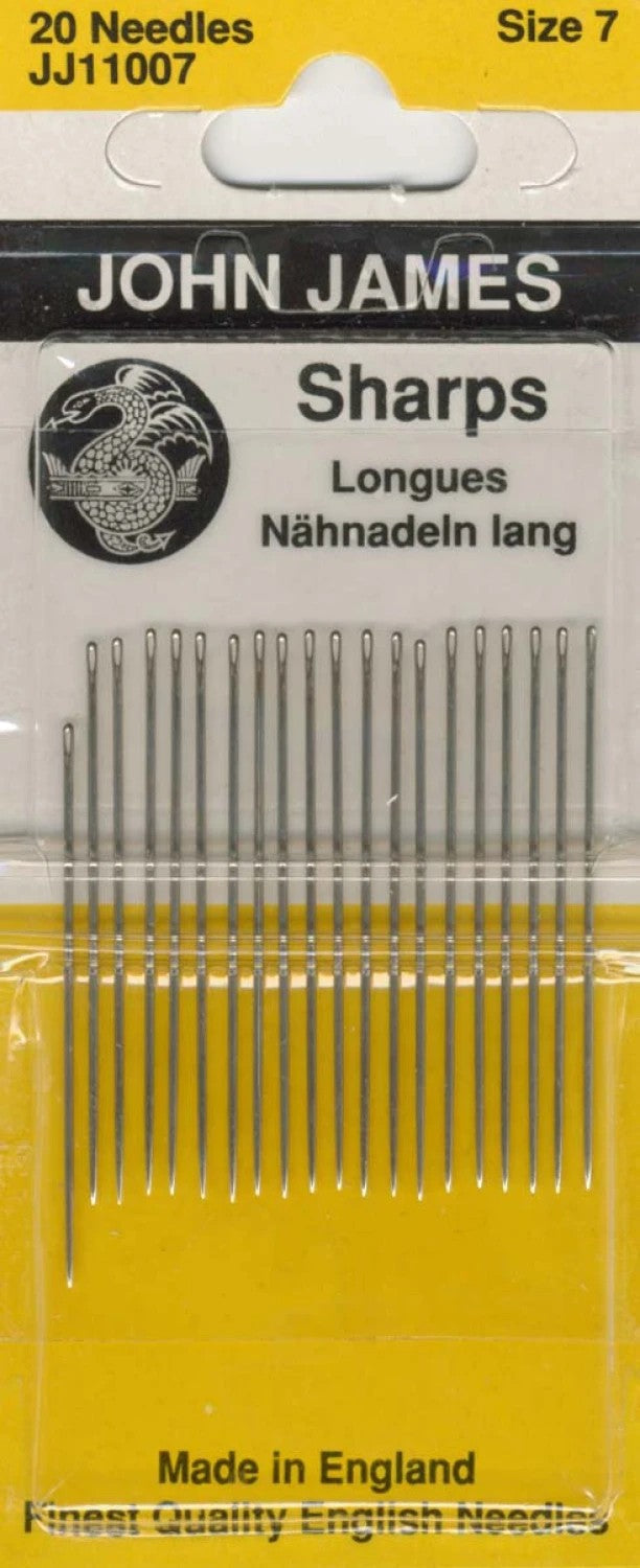John James Sharp Needles-Size 7 20/Pkg