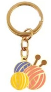 SewTasty Yarn Keyring sewing novelty accessory gift