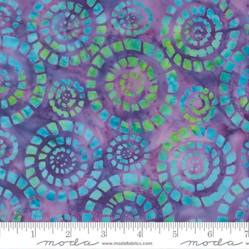 Moda Mermaid Batiks 4390-17 Amethyst purple violet batik quilting fabric