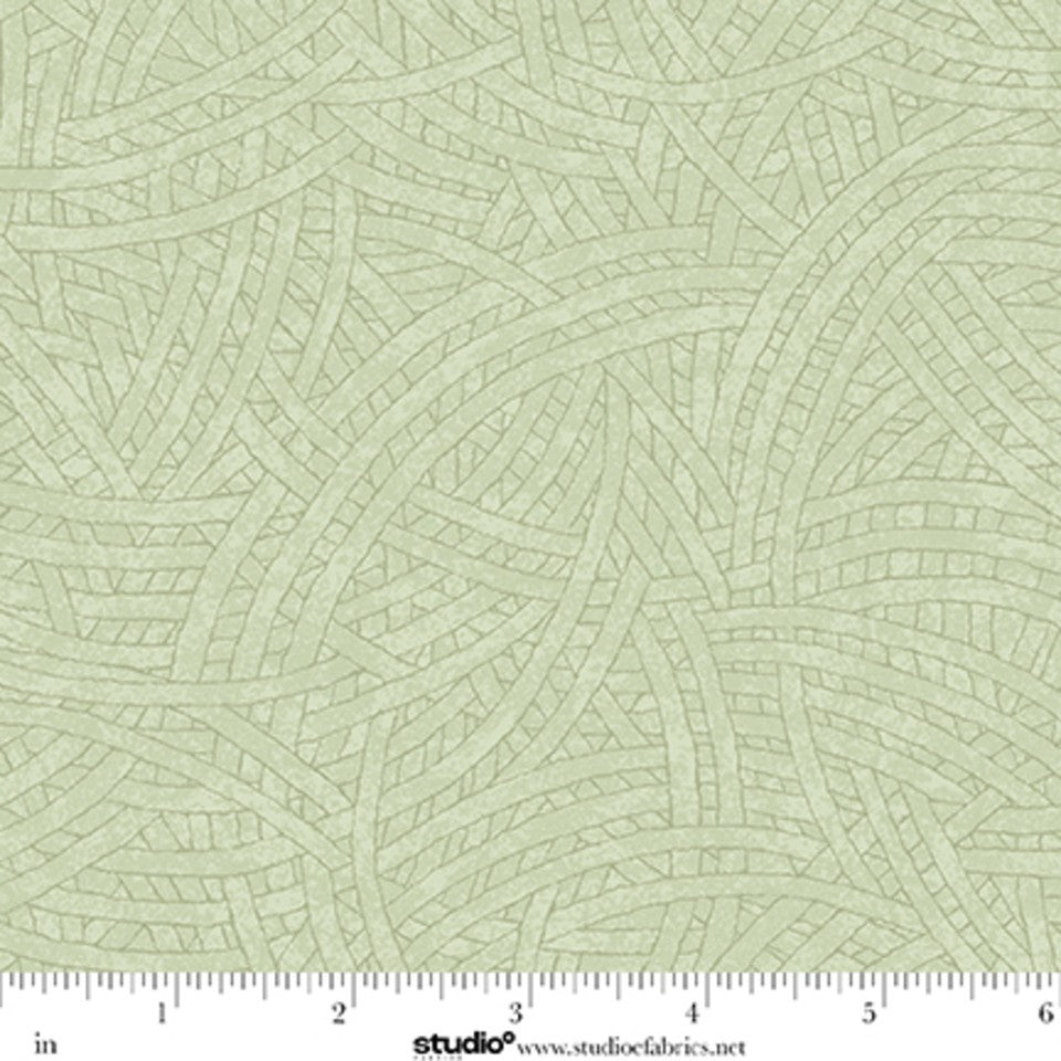 Studio E - Tangled - Chelsea DesignWorks - 8866-61 Lichen Green