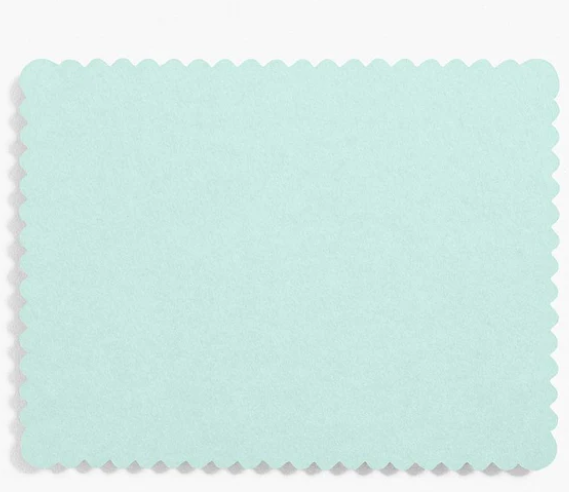 Paper Source - Pool Scallop Card