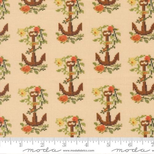 Moda Saltwater Natural 39574 Cathe Holden quilting cotton ivory coastal