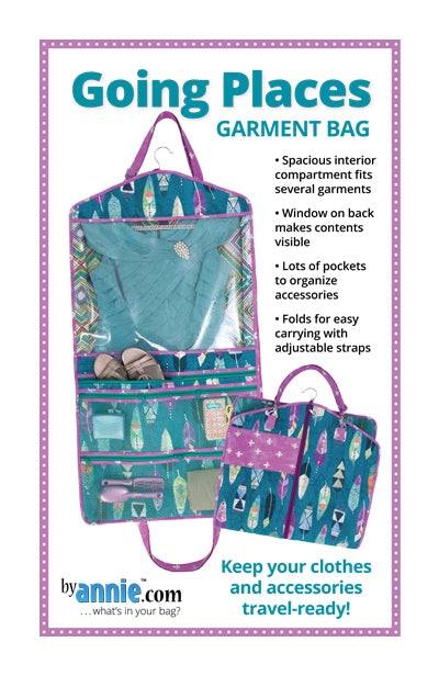 ByAnnie Going Places Garment Bag sewing pattern