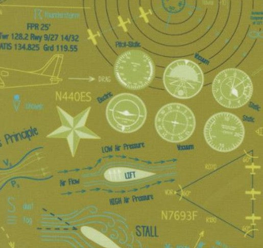 Moda - High Flight Grass 45061 13 Moda