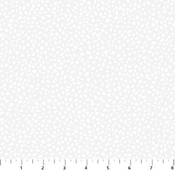Figo Fabrics - Dovetail - Spotty White Pigment 92032-10