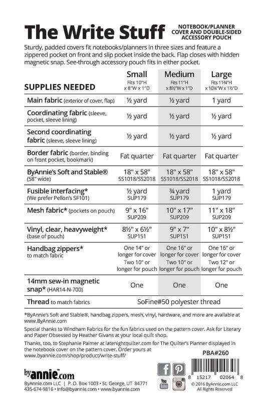 The Write Stuff - Pattern