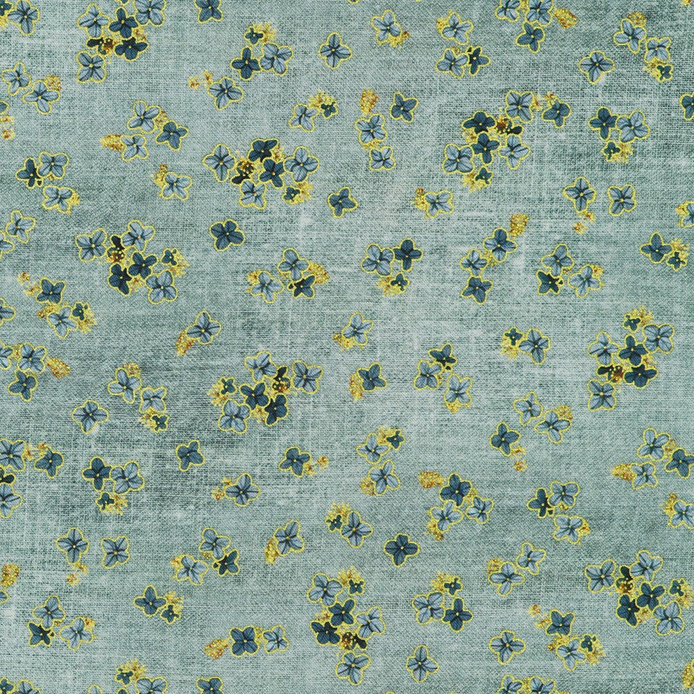 Robert Kaufman - Lynnea Washburn - Hello Fall - AWHDM-23921-68 Dusty Blue