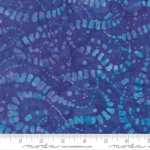 Moda Mermaid Batiks ocean 4390-34 medium blue batik fabric