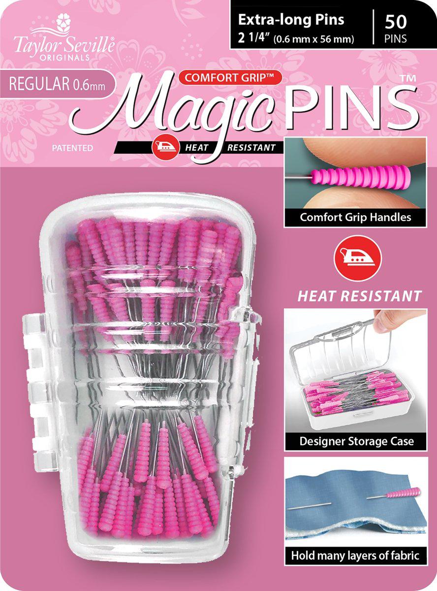 Magic Pins extra long fine 2.25 inch 0.6mm sewing notion