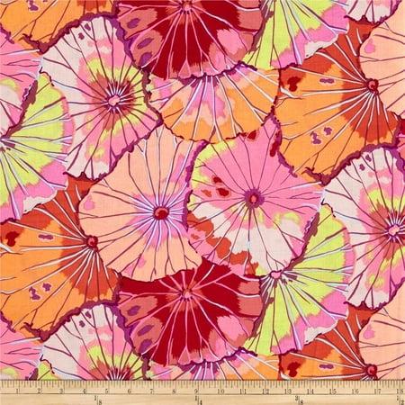 Kaffe Fassett Lotus Leaf Red quilting cotton