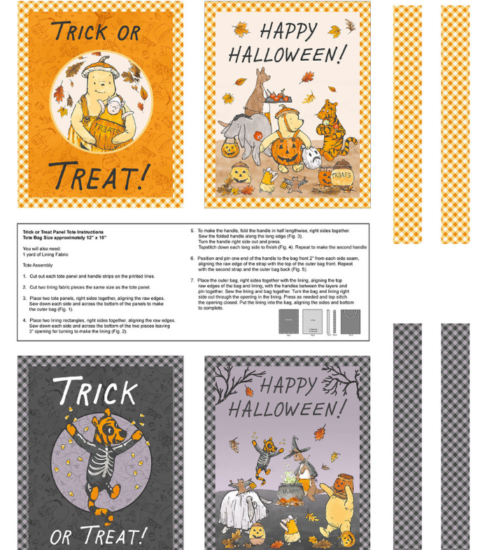 Studio E - Haunted Acre Wood - 9141P-35 Orange/Purple