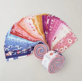 andover- Jelly roll Petals and Stitches by Stephanie Organes