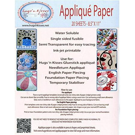 HNK Applique Paper 20-pack fusible applique notion