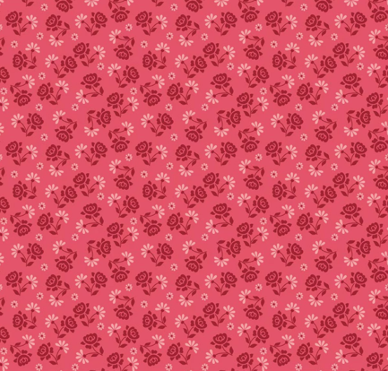 Riley Blake - Berry & Sage - Lori Holt - Roses Tea Rose C17380 Fabric
