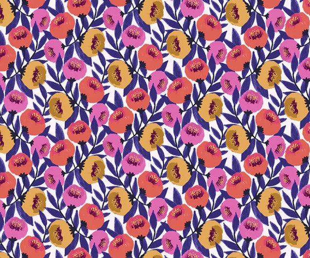 Windham Garland White 54800-2 quilting cotton fabric