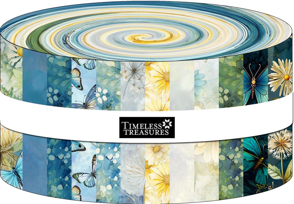 Timeless Treasures 2.5 inch strips case 6 packs jelly roll precut