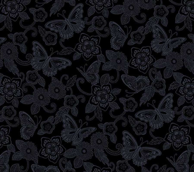 Dark Shadows Black Studio e quilting fabric